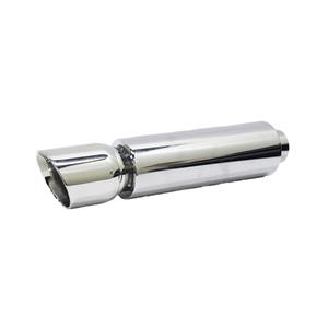 Stainless Steel Backbox Booster - 100mm Single Angled Tip