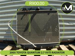2005 TOYOTA QUANTUM 2.7 VVTI RADIATOR MV0530 