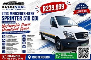 2013 Mercedes-Benz 519 CDi Panel Van