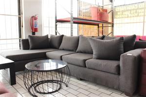 GREY L SHAPE COUCH(S067274A)