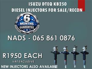 ISUZU DTEQ KB250 DIESEL INJECTORS FOR SALE 