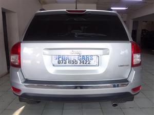 2013 JEEP COMPASS 2.0LIMITED AUTO Silver Color  Sunroof  Leather seat  104000km 