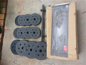 VINYL DUMBELL SET 20KG