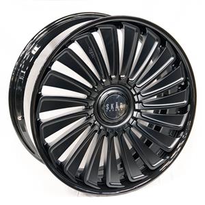 23″ SKAR SKF-11 5/120 Matt Black Forged Alloy Wheels
