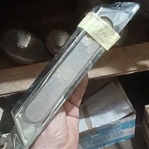 Number plate lens, holder