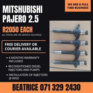 MITSHUBISHI PAJERO 2.5 INJECTORS FOR SALE WITH WARRANTY