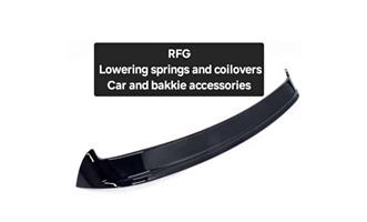 Polo , polo vivo gloss black plastic roof spoiler