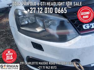 VW polo 6 gti headlight 2014 for sale used replacement light