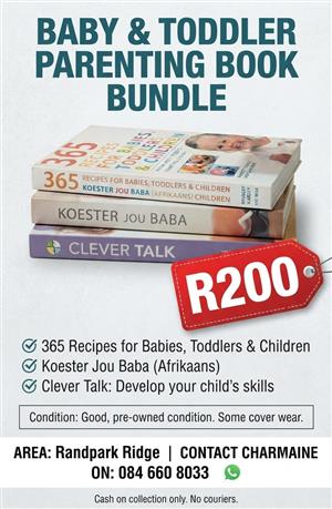 Bundle of 3 books for sale