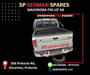 MAHINDRA PIK UP S6 STRIPPING FOR PARTS ON SALE
