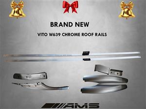 VITO W639 CHROME ROOF RAIL SET – CLEAN & SHINY UPGRADE