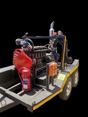 Industrial 6-inch water pump with Deutz engine