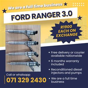FORD RANGER 3.0 INJECTORS FOR SALE WITH WARRANTY INCLUDED 