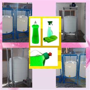 “500L detergent mixing machine, stainless shaft, free formulation book, export d