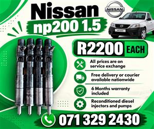 NISSAN NP200 1.5 INJECTORS FOR SALE WITH WARRANTY 