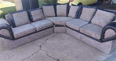 Large Brown 3 piece couch