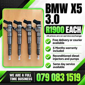 BMW X5 3.0 INJECTORS FOR SALE WITH WARRANTY 