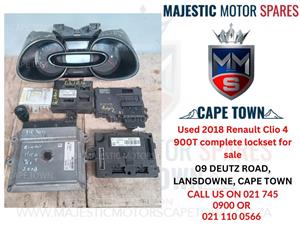 Used 2018 Renault Clio 4 900T complete lockset for sale