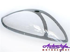 Hyundai Getz '06up Carbon Headlight Shields