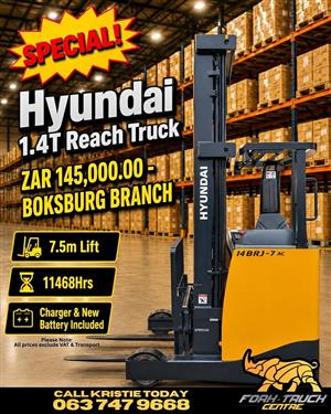 2014 Hyundai 1.4Ton Reach Truck