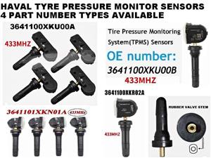 Haval tyre pressure monitor sensors TPMS