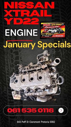 Nissan xtrail yd22 engine 