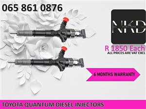 TOYOTA QUANTUM DIESEL INJECTORS FOR SALE OR RECON WITH WARRANTY