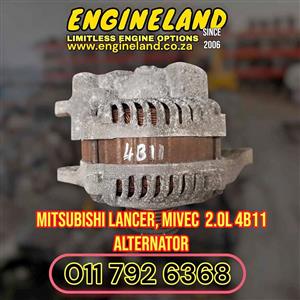 Mitsubishi Lancer, Mivec 2.0L 4B11 engine used alternator