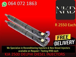 KIA 2500 DIESEL INJECTORS FOR SALE