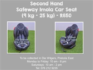 Second Hand Safeway Voyager Car Seat (9 kg - 25 kg) 