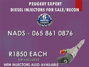 PEUGEOT EXPERT DIESEL INJECTORS FOR SALE OR RECON