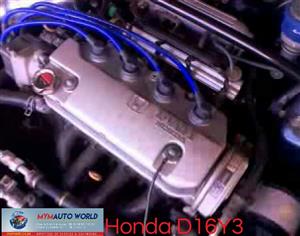 Imported used Honda Intergra/civic/HR-V 1.6L, D16Y3, Complete second hand used engines,