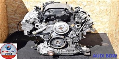 AUDI A6 2.4L 24V BDW USED IMPORTED COMPLETE ENGINE FOR SALE