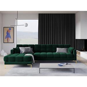 Montero Velvet L-Shape Sofa