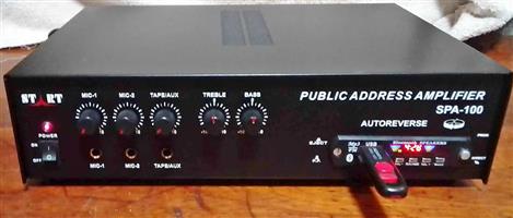 Amplifier Start 70/100v & 4/8/16 ohm