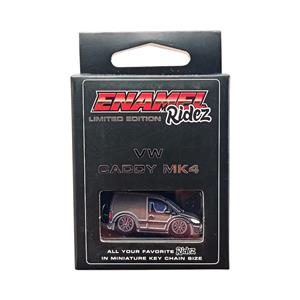 VW Caddy Mk4 Dark Grey - Die-Cast Enamel Keychain