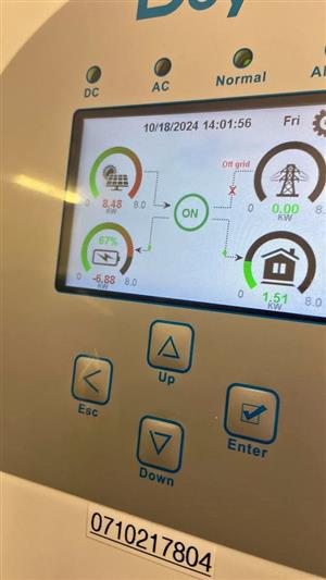 Solar panels  Hybrid inverters Lithium batteries