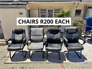 OFFICE CHAIRS FABRIC DAMAGE