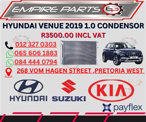HYUNDAI VENUE 2019- 1.0L CONDENSOR NEW FOR SALE
