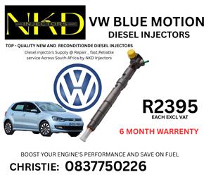 VW BLUE MOTION DIESEL INJECTORS FOR SALE