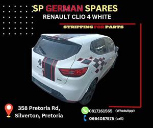 RENAULT CLIO 4 WHITE STRIPPING FOR PARTS ON SALE
