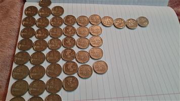 Mandela coins and 2rand coins for sale