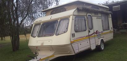 Wilk topaz caravan 1995. With full tent , awning and rally tent. 