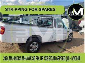 STRIPPING FOR SPARES- 2024 MAHINDRA M-HAWK S6