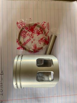 Piston kit 2 stroke 12mm pin bore size 52 mm