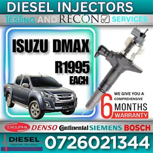 Isuzu DMax diesel injectors for sale
