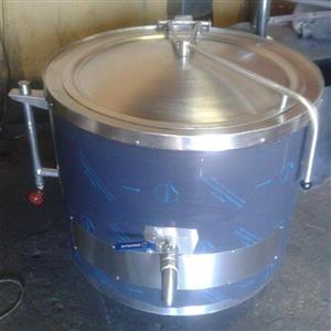 We manufacture oil jacketed pots in gas and electricity