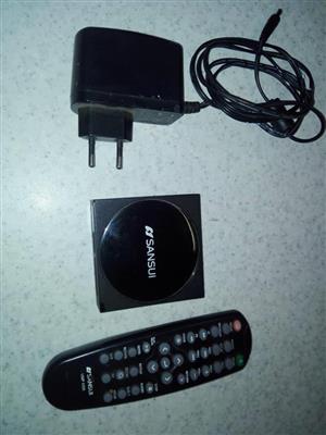 Sansui media player with remote and charger
