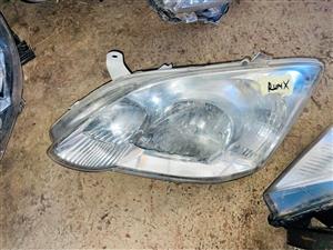 Toyota Runx headlight