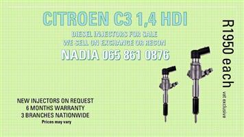 CITROEN C3 1,4 HDI DIESEL INJECTORS FOR SALE